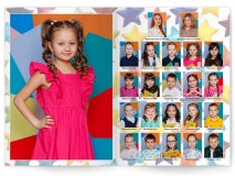 Выпускной альбом для детского садика 10 разворотов Москва Санкт-Петербург заказать выпускной альбом