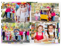 Выпускной альбом для детского садика Анютины глазки 7 разворотов Москва Санкт-Петербург заказать выпускной альбом