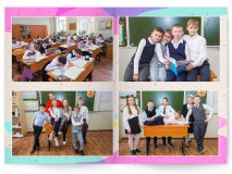 Выпускной альбом для 1 4 класса Классный Москва Санкт-Петербург заказать выпускной альбом